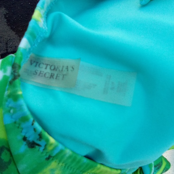 Victoria's Secret Neon Yellow Green Blue Bikini - Picture 10 of 16